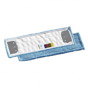Моп Microblue с держателями, микроволокно, голубой, 40х13 см