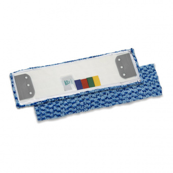 Моп Microsafe с держателями из микроволокна, синий, 40х13 см